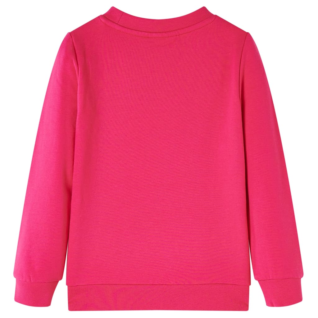 VidaXL Kinderpullover 128 leuchtendes Rosa