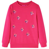 VidaXL Kinderpullover 140 leuchtendes Rosa