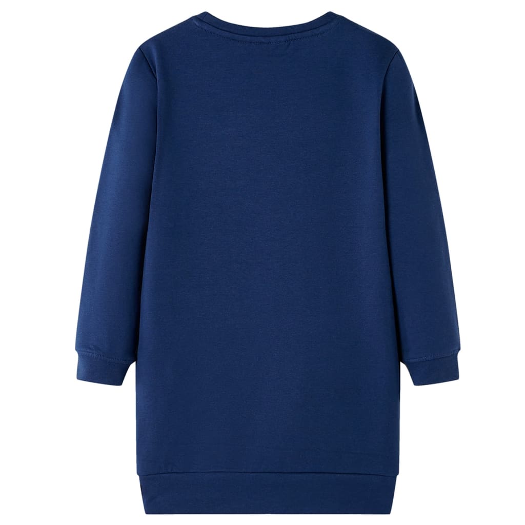 VidaXL Kinderkleid 116 Marineblau