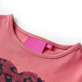 VidaXL Kindershirt mit langen Ärmeln 116 Altrosa