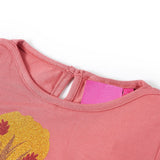 VidaXL Kindershirt mit langen Ärmeln 128 Altrosa