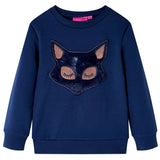 VidaXL Kinderpullover 104 Marineblau