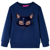 VidaXL Kinderpullover 116 Marineblau