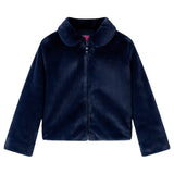 VidaXL Kindermantel 104 Kunstfell Marineblau