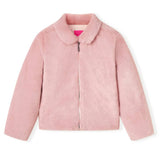 VidaXL Kindermantel 128 Kunstfell Rosa
