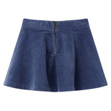 VidaXL Kinderrock mit Taschen Cord 104 Marineblau