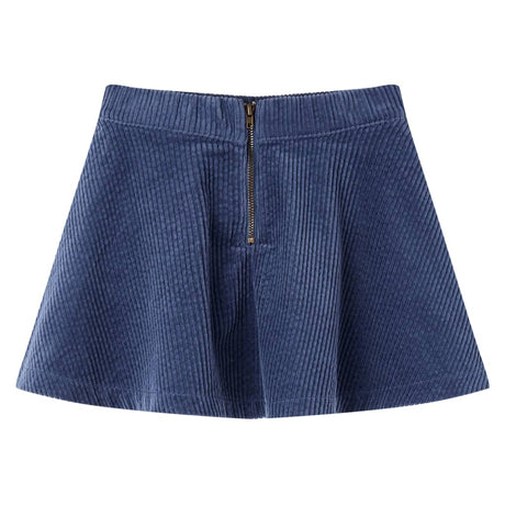 VidaXL Kinderrock mit Taschen Cord 104 Marineblau