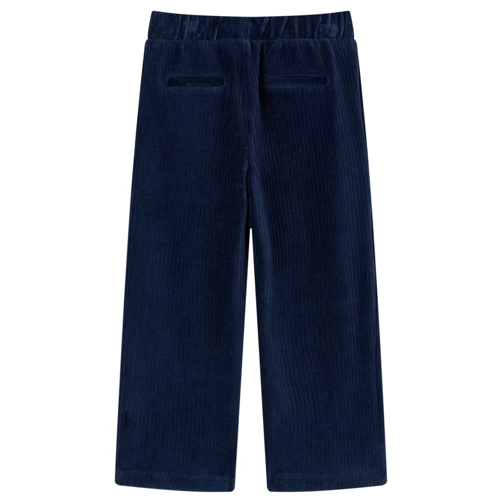 VidaXL Kinderhose 92 Cord Marineblau