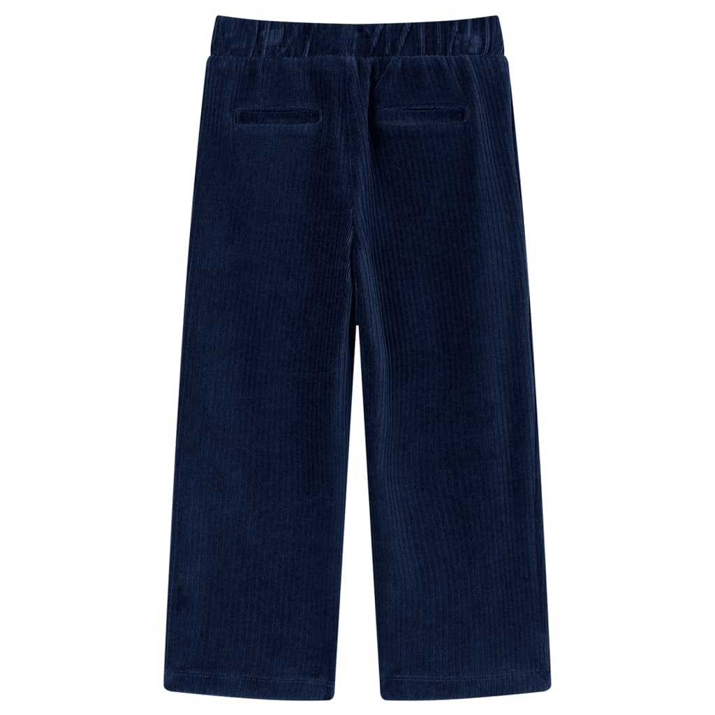 VidaXL Kinderhose 104 Cord Marineblau