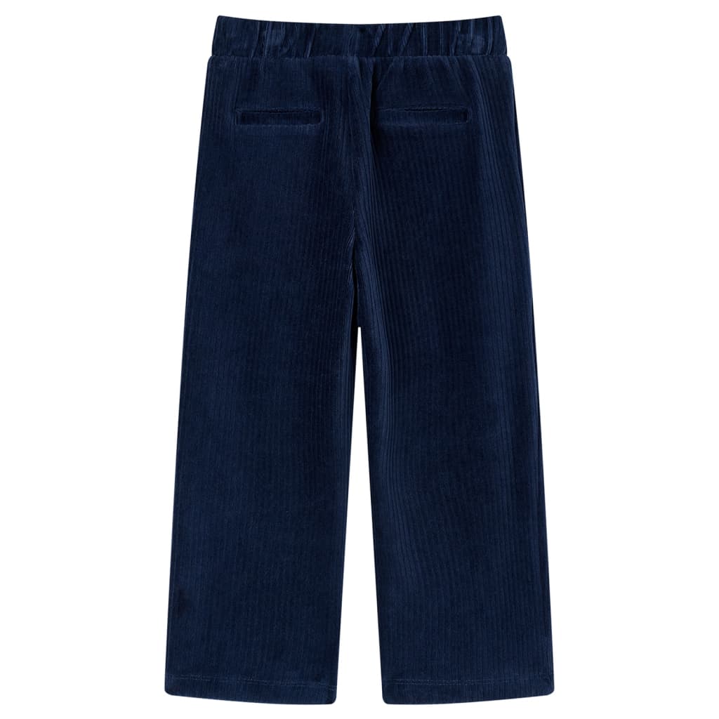 VidaXL Kinderhose 140 Cord Marineblau