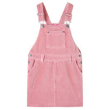 VidaXL Kinder-Gartenkleid 92 Cord hellrosa