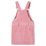 VidaXL Kinder-Gartenkleid 128 Cord hellrosa