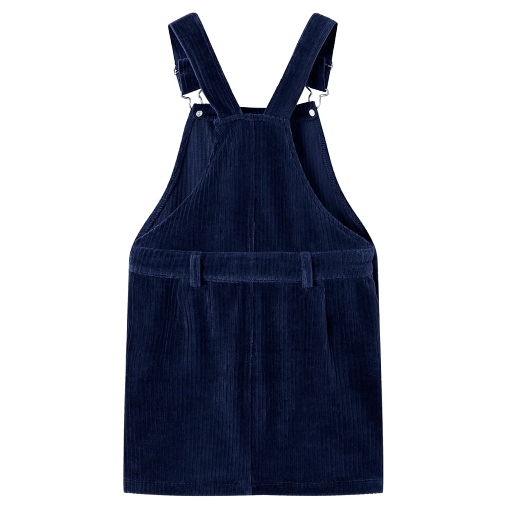 VidaXL Kinder-Gartenkleid 104 Cord Marineblau
