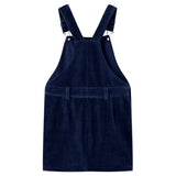 VidaXL Kinder-Gartenkleid 104 Cord Marineblau