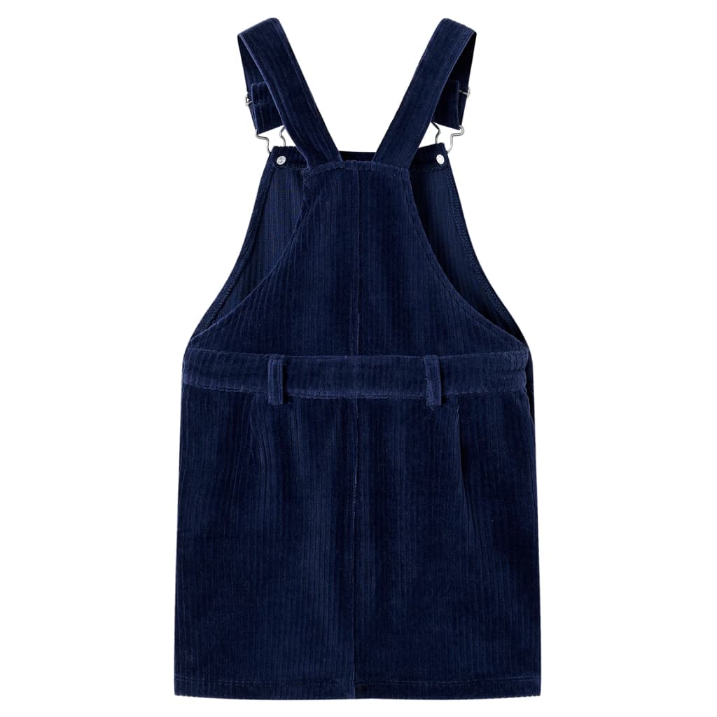 VidaXL Kindergartenkleid 128 Cord Marineblau
