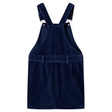VidaXL Kindergartenkleid 128 Cord Marineblau