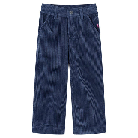 VidaXL Kinderhose 104 Cord Marineblau
