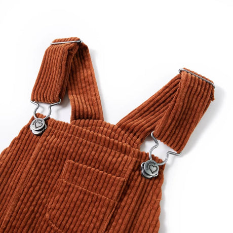 VidaXL Kindergartenkleid 104 Cord Cognac
