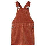 VidaXL Kindergartenkleid 116 Cord Cognac