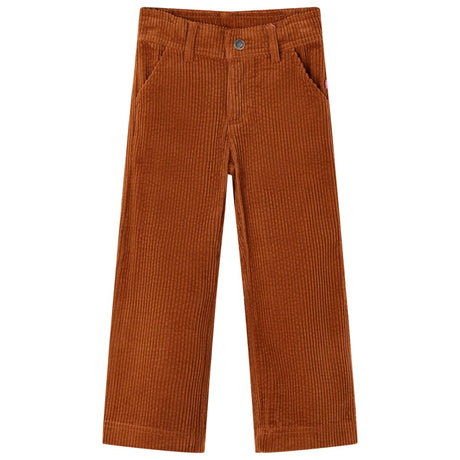 VidaXL Kinderhose 92 Cord cognacfarben