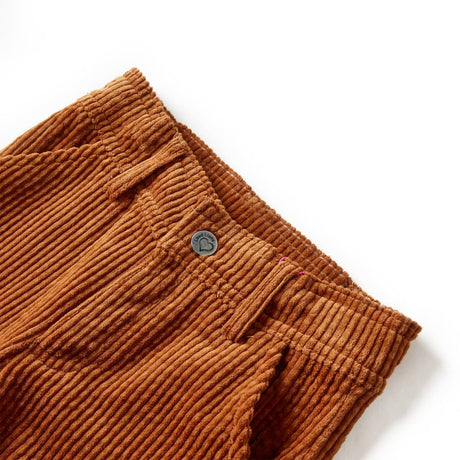 VidaXL Kinderhose 104 Cord cognacfarben