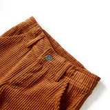 VidaXL Kinderhose 128 Cord cognacfarben