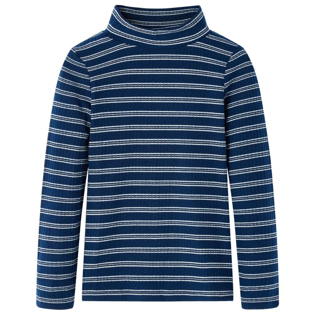 VidaXL Kindershirt mit langen Ärmeln 116 Marineblau