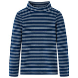 VidaXL Kindershirt mit langen Ärmeln 116 Marineblau