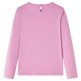 VidaXL Kindershirt mit langen Ärmeln 92 rosa braun