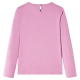 VidaXL Kindershirt mit langen Ärmeln 104 rosa braun