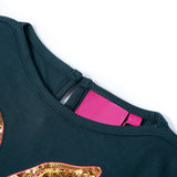 VidaXL Kindershirt mit langen Ärmeln 140 Dunkelgrün