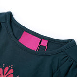 VidaXL Kindershirt mit langen Ärmeln 140 Dunkelgrün