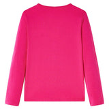 VidaXL Kindershirt mit langen Ärmeln 92 leuchtendes Rosa