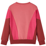 VidaXL Kinderpullover Farbblock 92 Pink und Henna