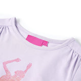 VidaXL Kindershirt mit langen Ärmeln 92 Hellflieder