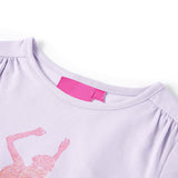 VidaXL Kindershirt mit langen Ärmeln 140 Hellflieder