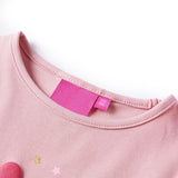 VidaXL Kindershirt mit langen Ärmeln 128 Hellrosa