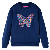VidaXL Kinderpullover 116 Marineblau