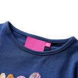 VidaXL Kindershirt mit langen Ärmeln 116 Marineblau