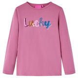 VidaXL Kindershirt mit langen Ärmeln 116 Himbeerfarbe