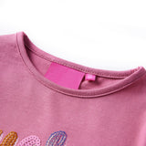 VidaXL Kindershirt mit langen Ärmeln 140 Himbeerfarbe