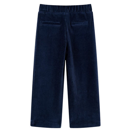 VidaXL Kinderhose 104 Cord Marineblau