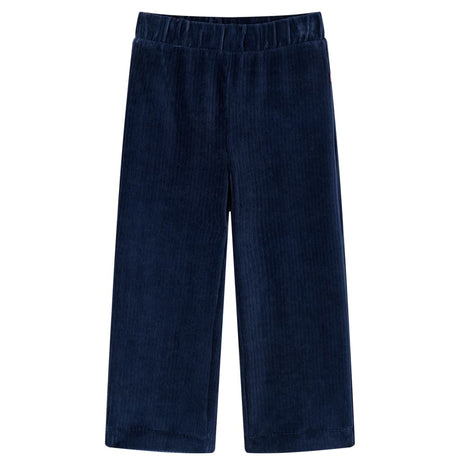 VidaXL Kinderhose 128 Cord Marineblau