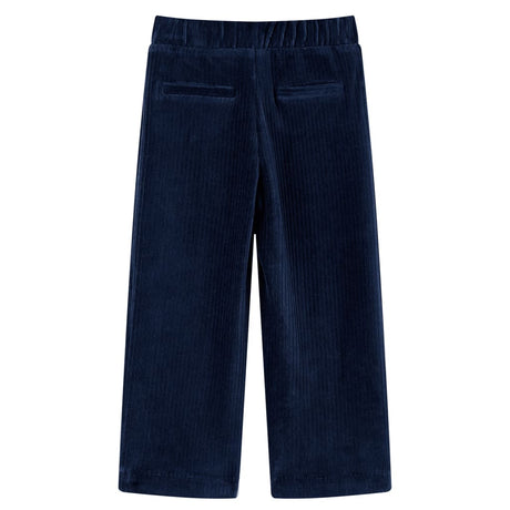 VidaXL Kinderhose 128 Cord Marineblau