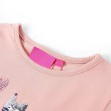 VidaXL Kindershirt mit langen Ärmeln 92 Hellrosa