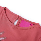 VidaXL Kindershirt mit langen Ärmeln 116 Altrosa