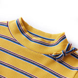 VidaXL Kindershirt mit langen Ärmeln 92 Ocker