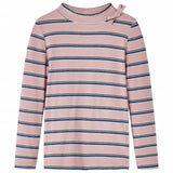 VidaXL Kindershirt mit langen Ärmeln 116 Hellrosa