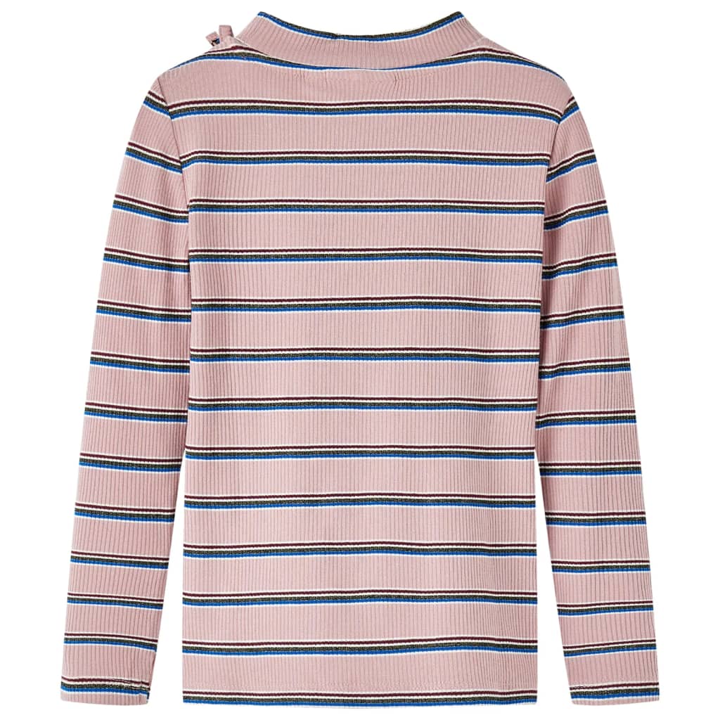 VidaXL Kindershirt mit langen Ärmeln 128 Hellrosa
