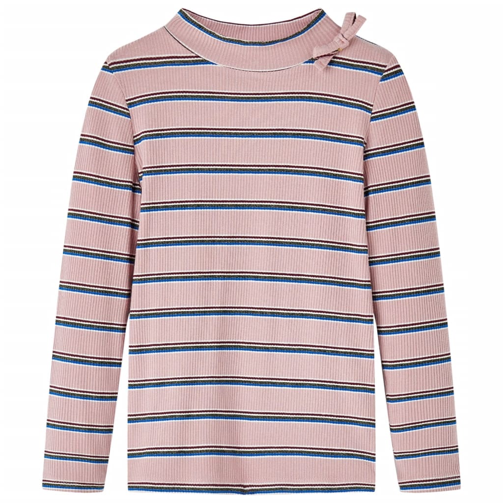 VidaXL Kindershirt mit langen Ärmeln 140 Hellrosa